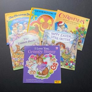 Bundle of Kid’s Holiday Story Books Christmas, Thanksgiving, Valentine’s Day